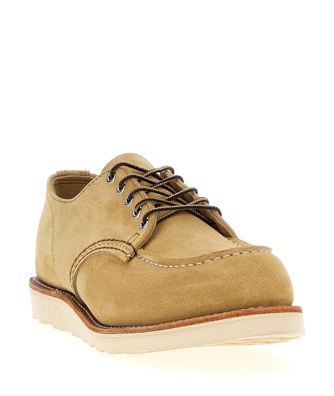 RED WING Бежевые кожаные низкие ботинки, фото 2