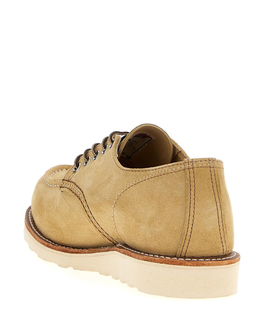 RED WING Бежевые кожаные низкие ботинки, фото 3