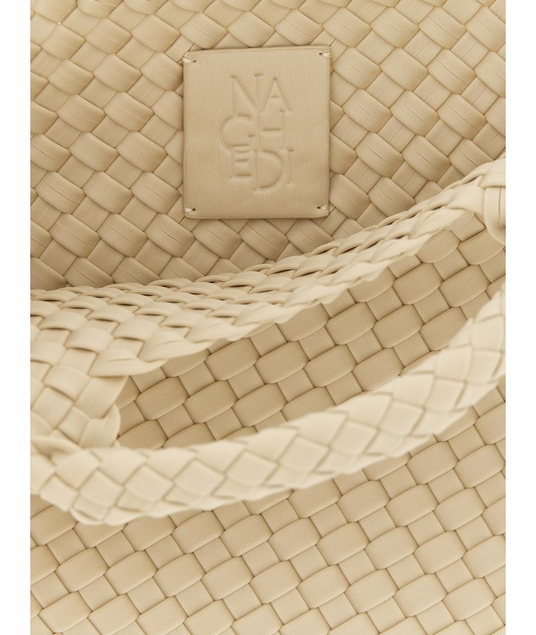 NAGHEDI Бежевая сумка тоут, фото 4