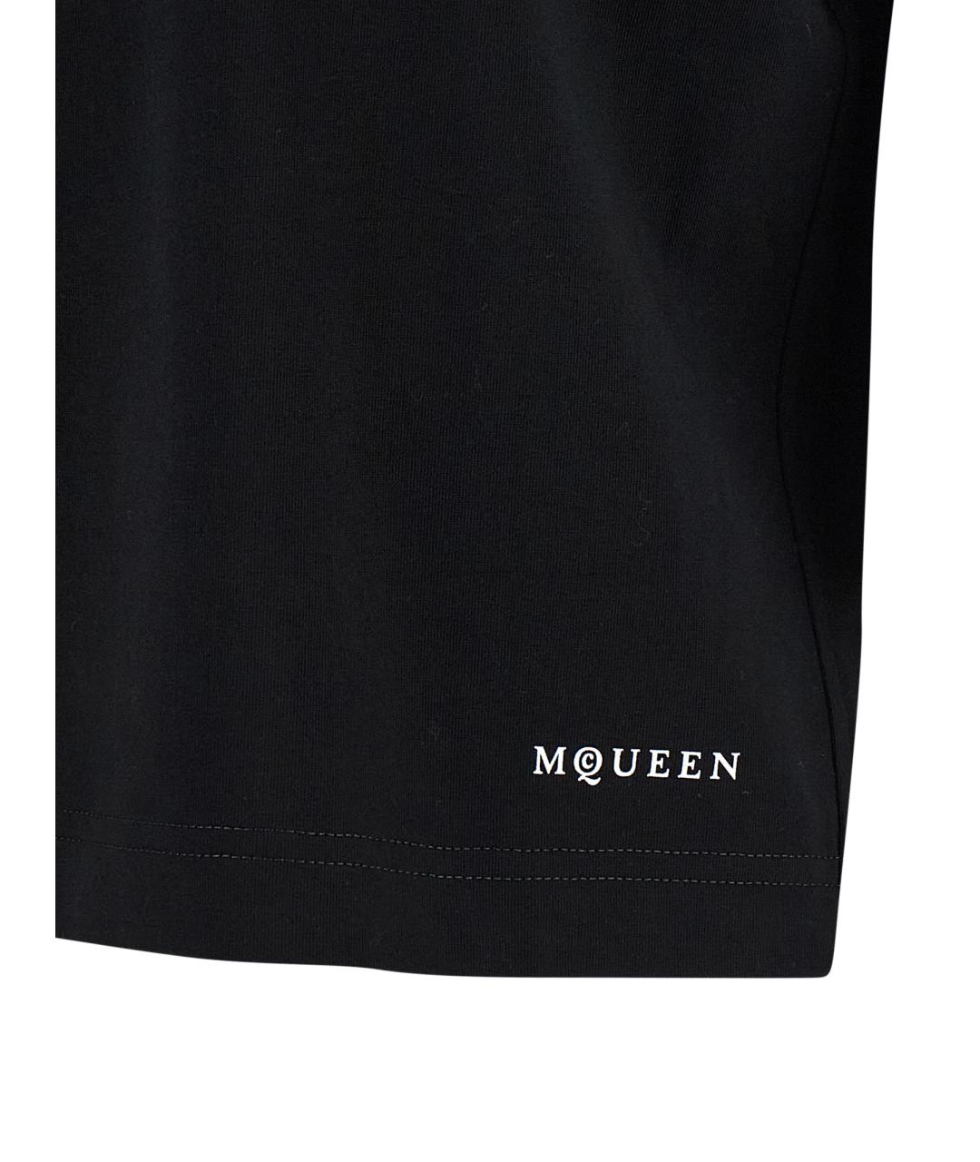 ALEXANDER MCQUEEN Белая хлопковая футболка, фото 4