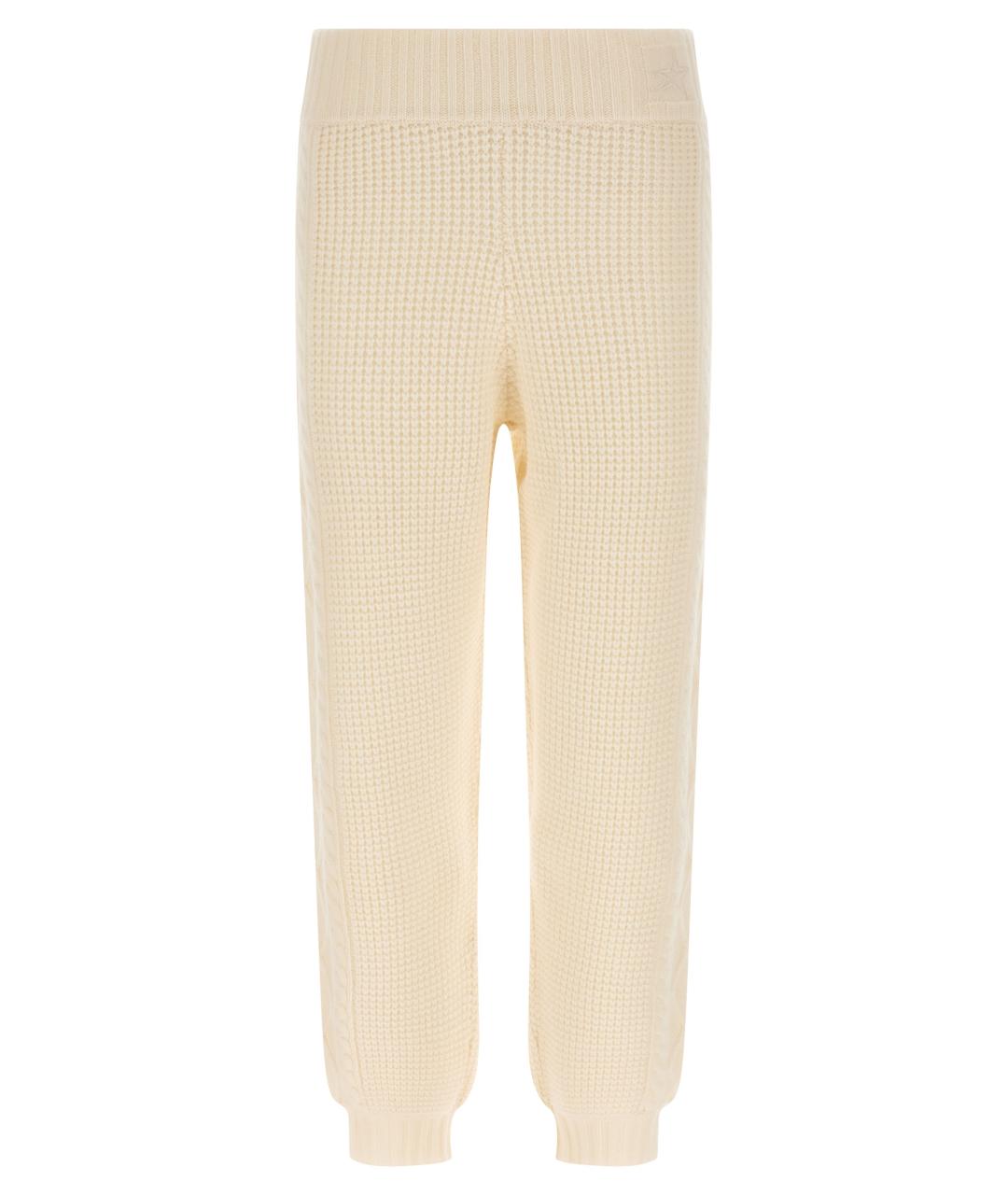 PERFECT MOMENT Белые шерстяные прямые брюки, фото 1