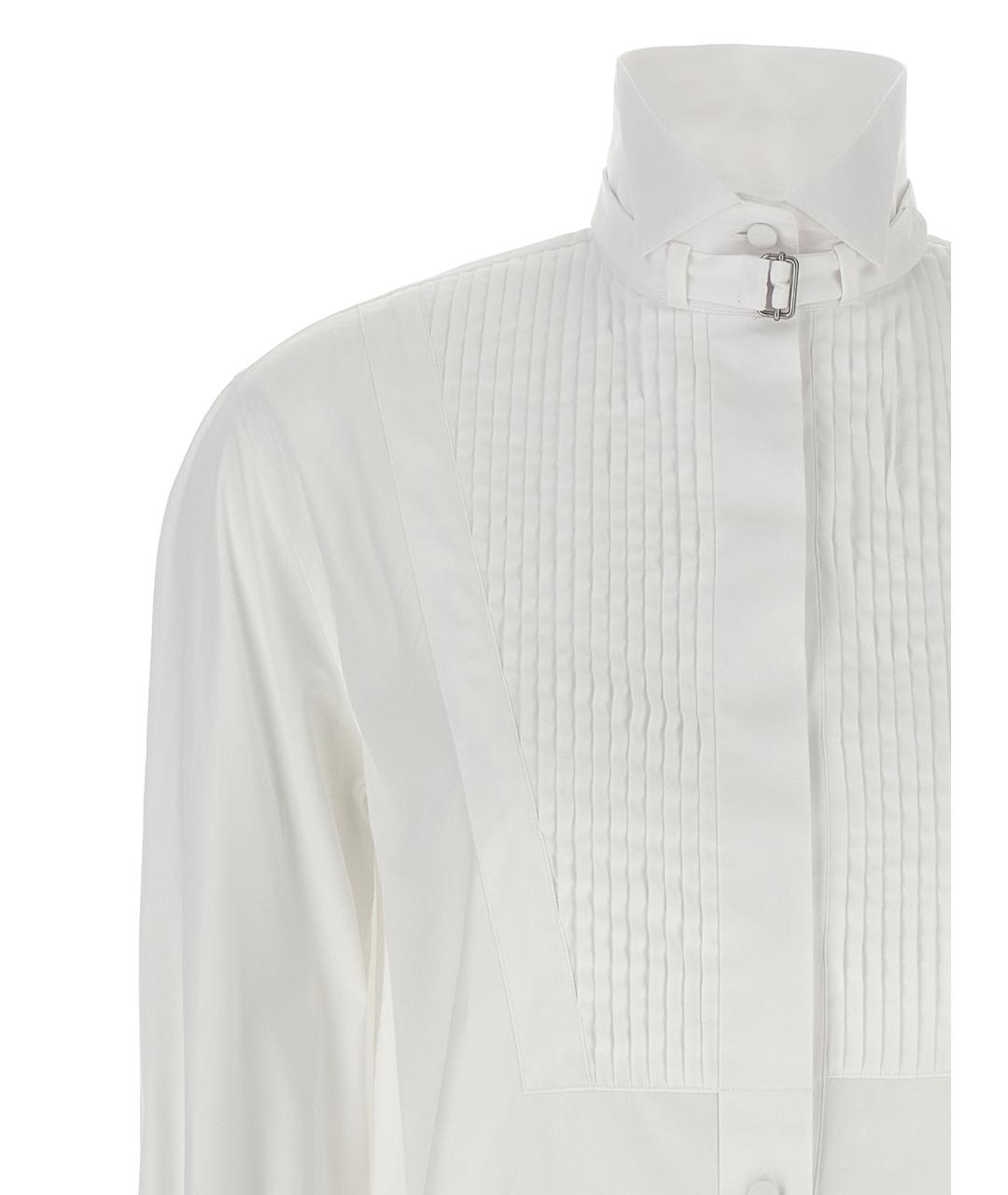 ALEXANDER MCQUEEN Белая хлопковая рубашка, фото 3