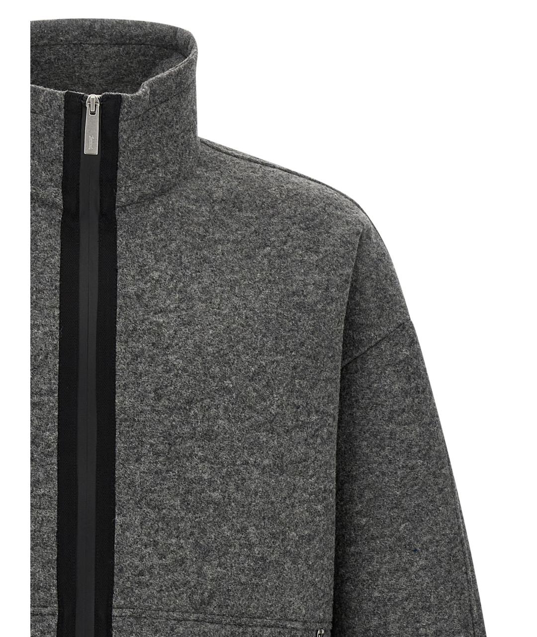 LAMINAR Серая полиэстеровая куртка, фото 3