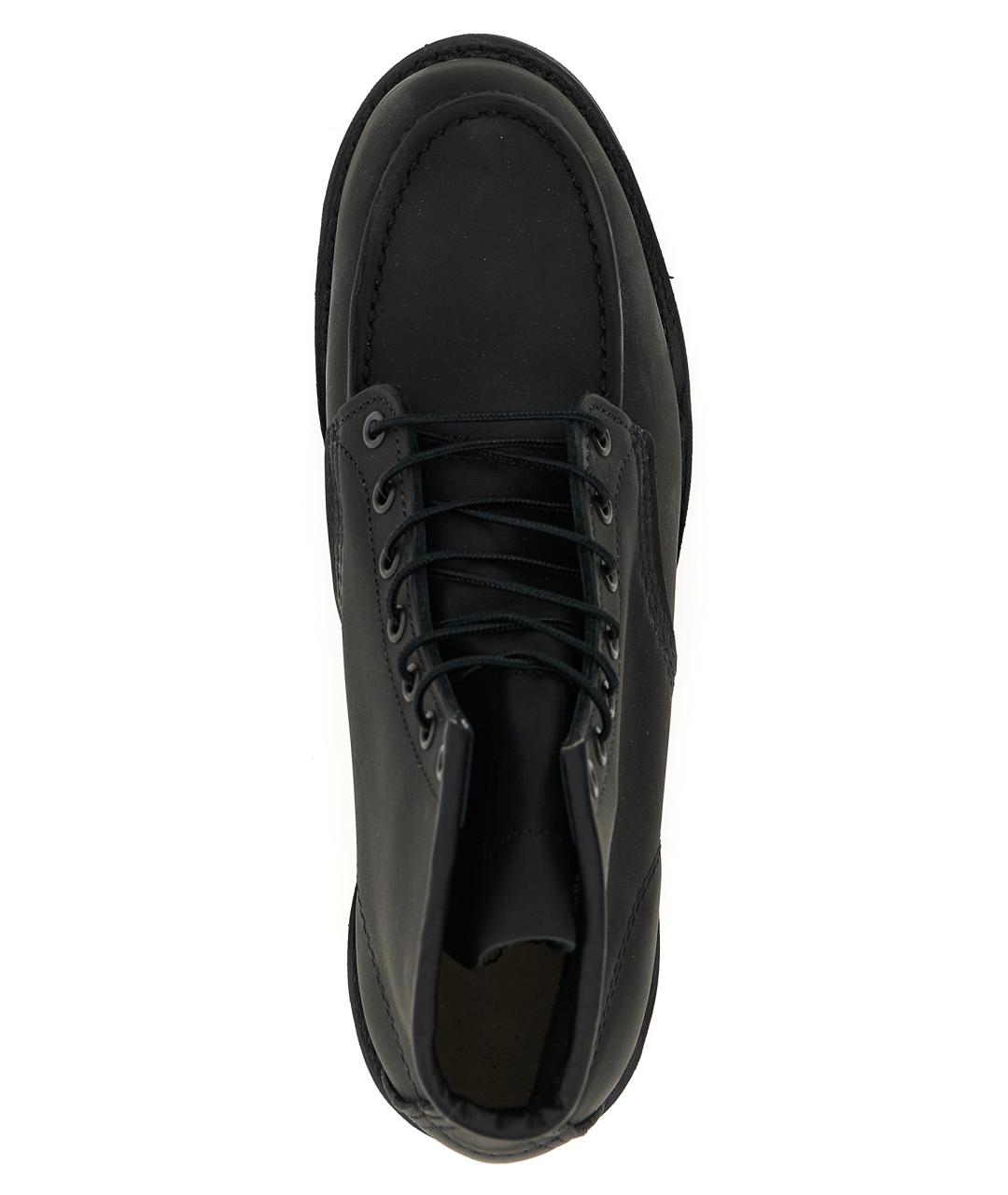 RED WING Черные кожаные высокие ботинки, фото 4