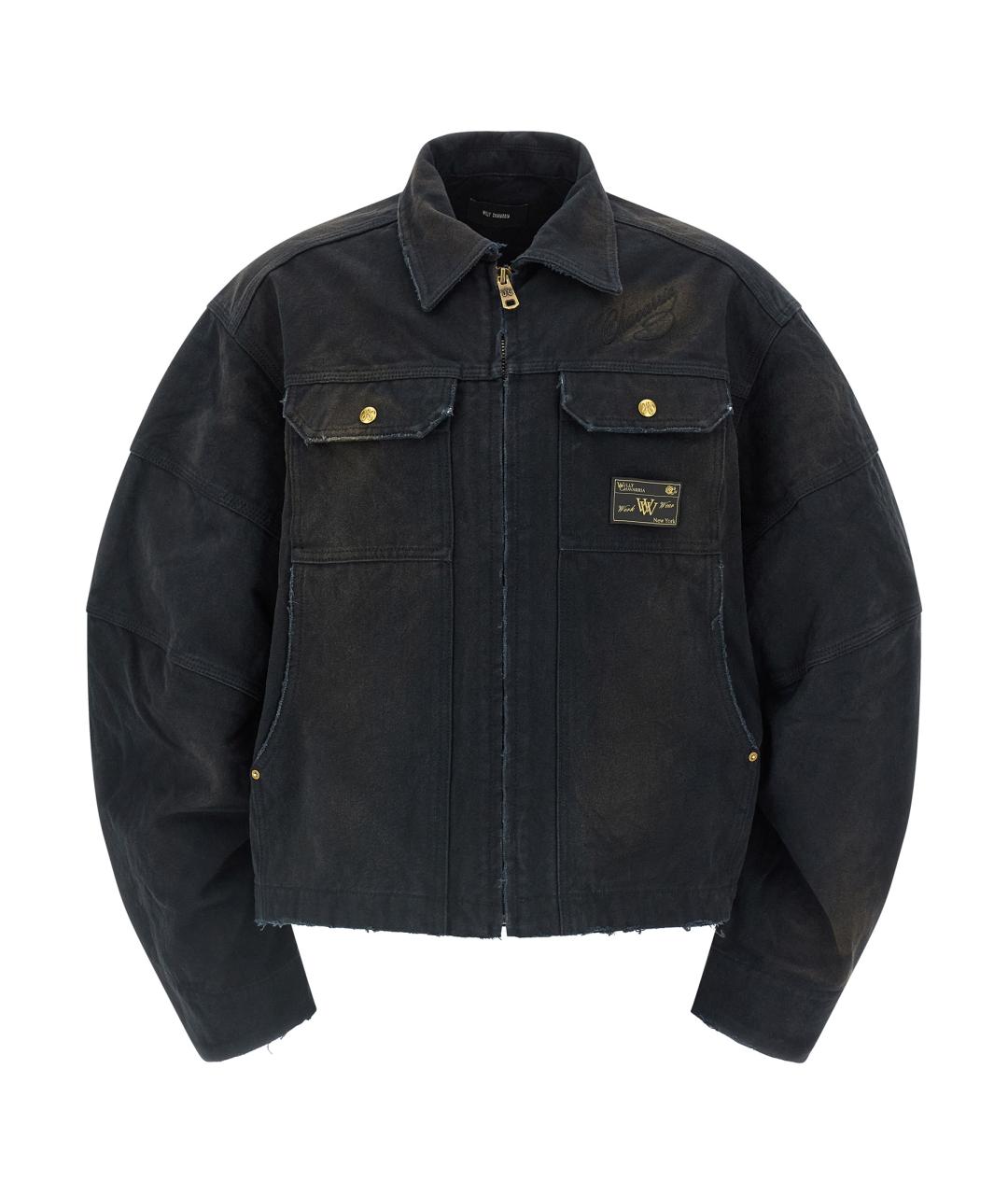 WILLY CHAVARRIA Черная хлопковая куртка, фото 1