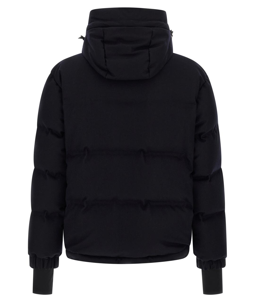 MONCLER GRENOBLE Синий шерстяной пуховик, фото 3