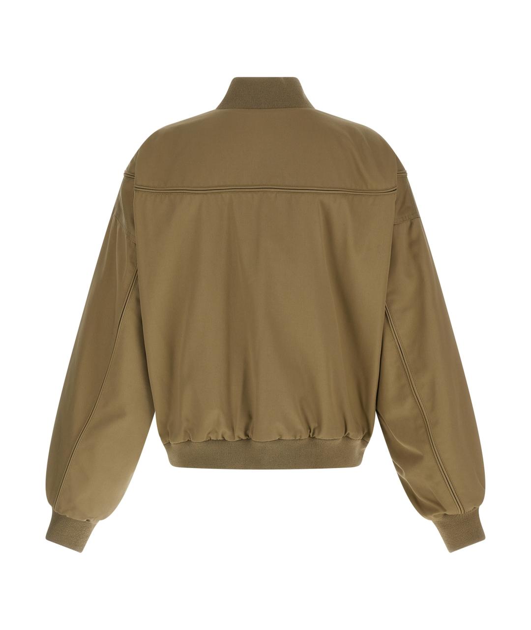 WILLY CHAVARRIA Бежевая полиэстеровая куртка, фото 2