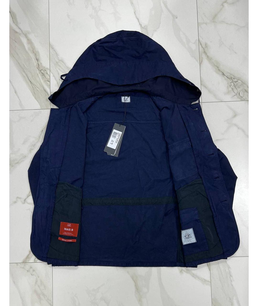 CP COMPANY Темно-синяя хлопковая куртка, фото 5