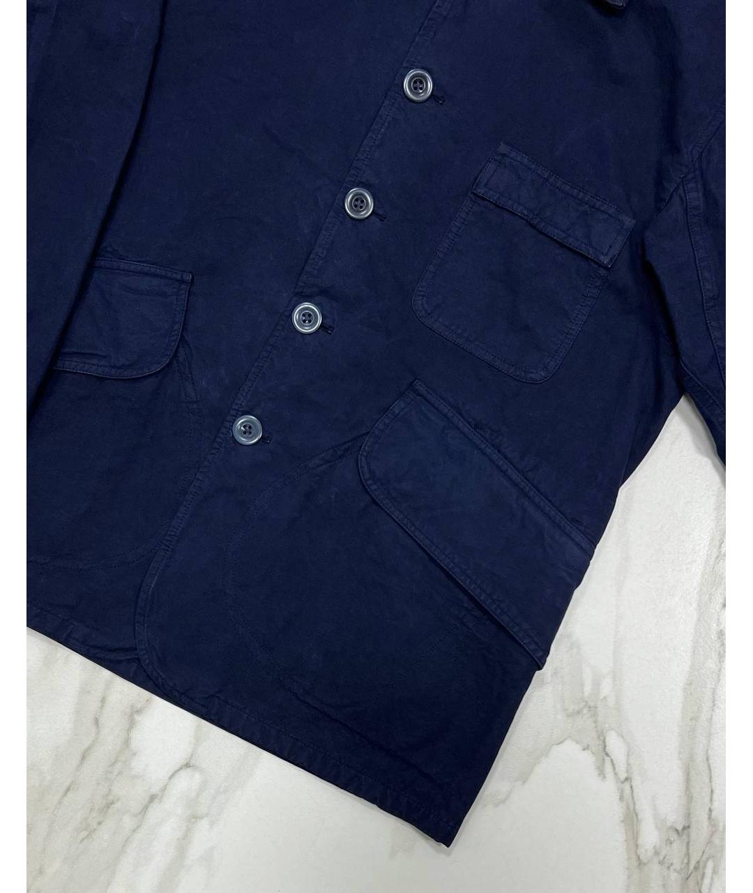 CP COMPANY Темно-синяя хлопковая куртка, фото 4