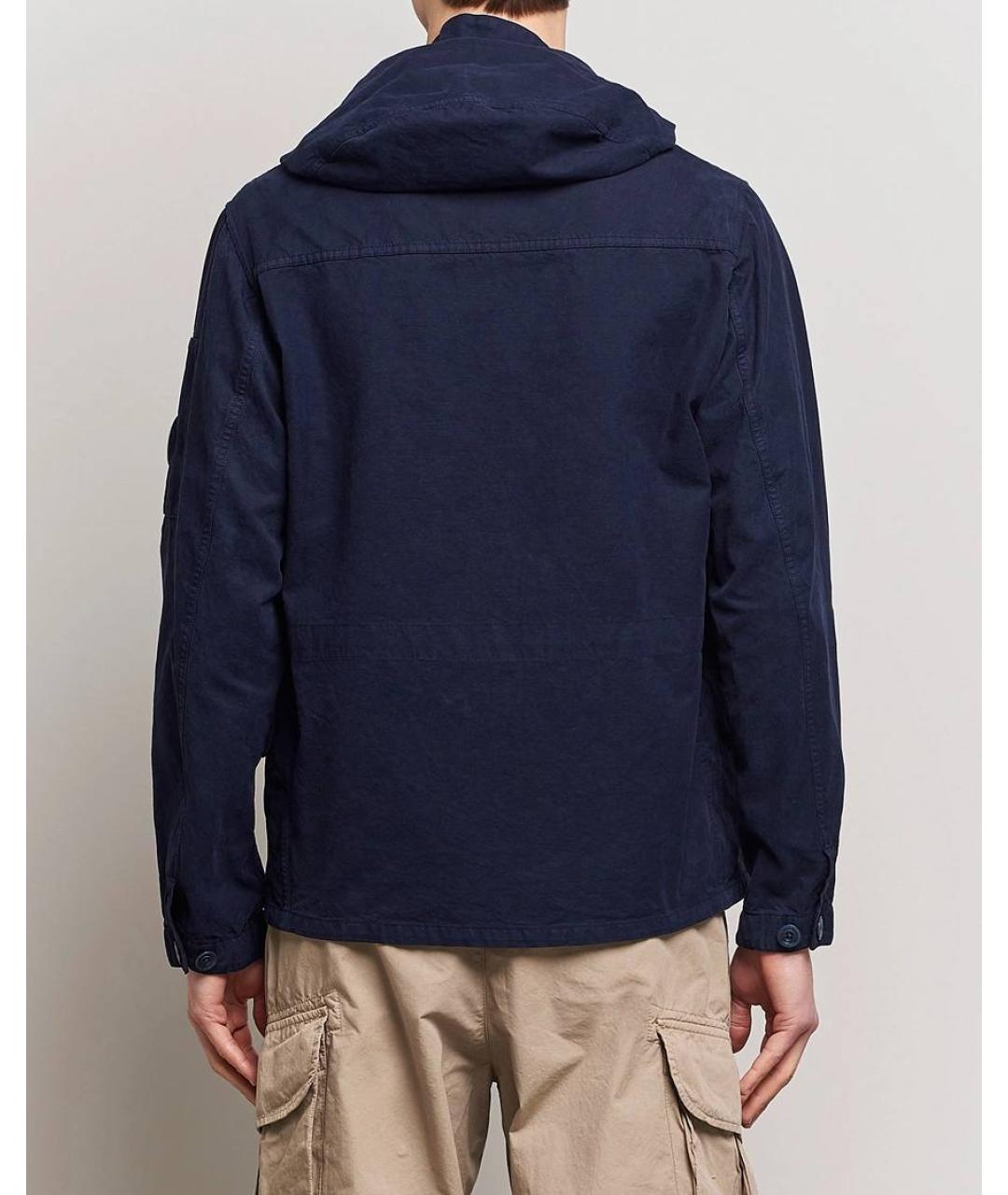 CP COMPANY Темно-синяя хлопковая куртка, фото 9