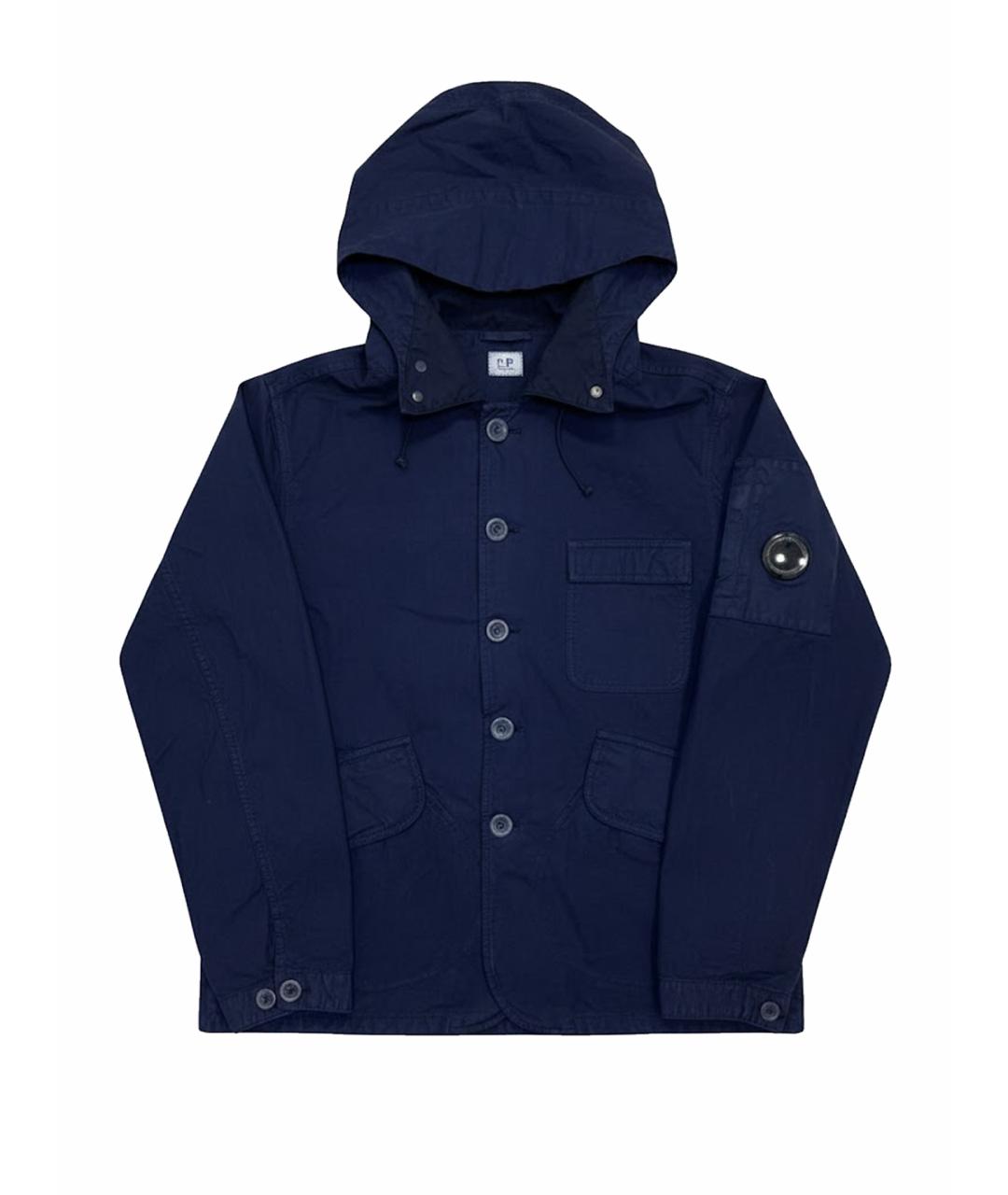 CP COMPANY Темно-синяя хлопковая куртка, фото 1
