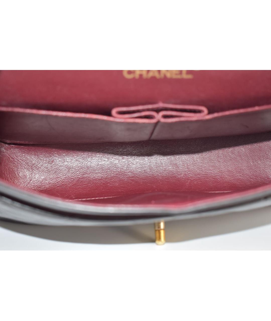 CHANEL Черная кожаная сумка через плечо, фото 4