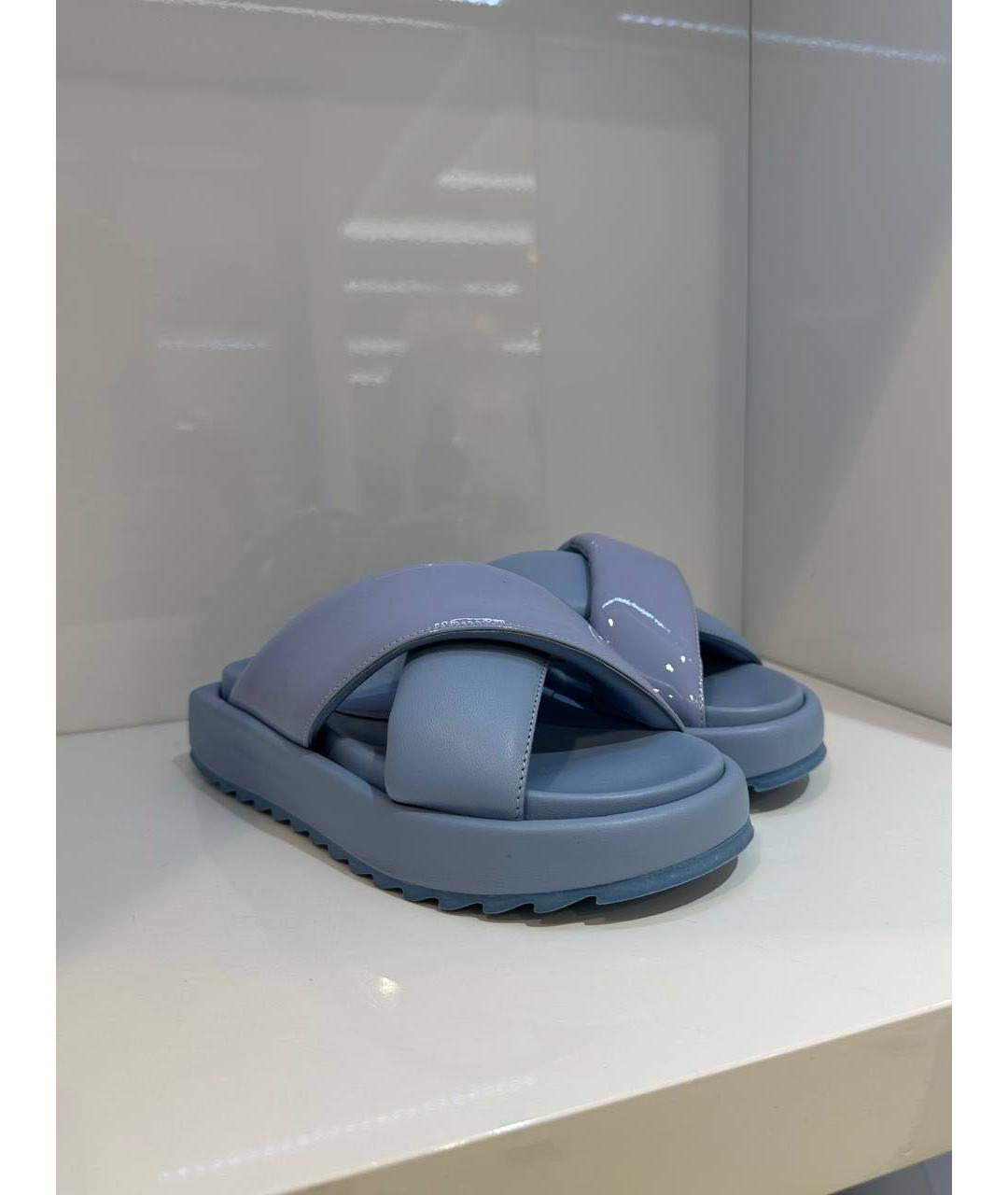 GIABORGHINI Голубые сабо, фото 2