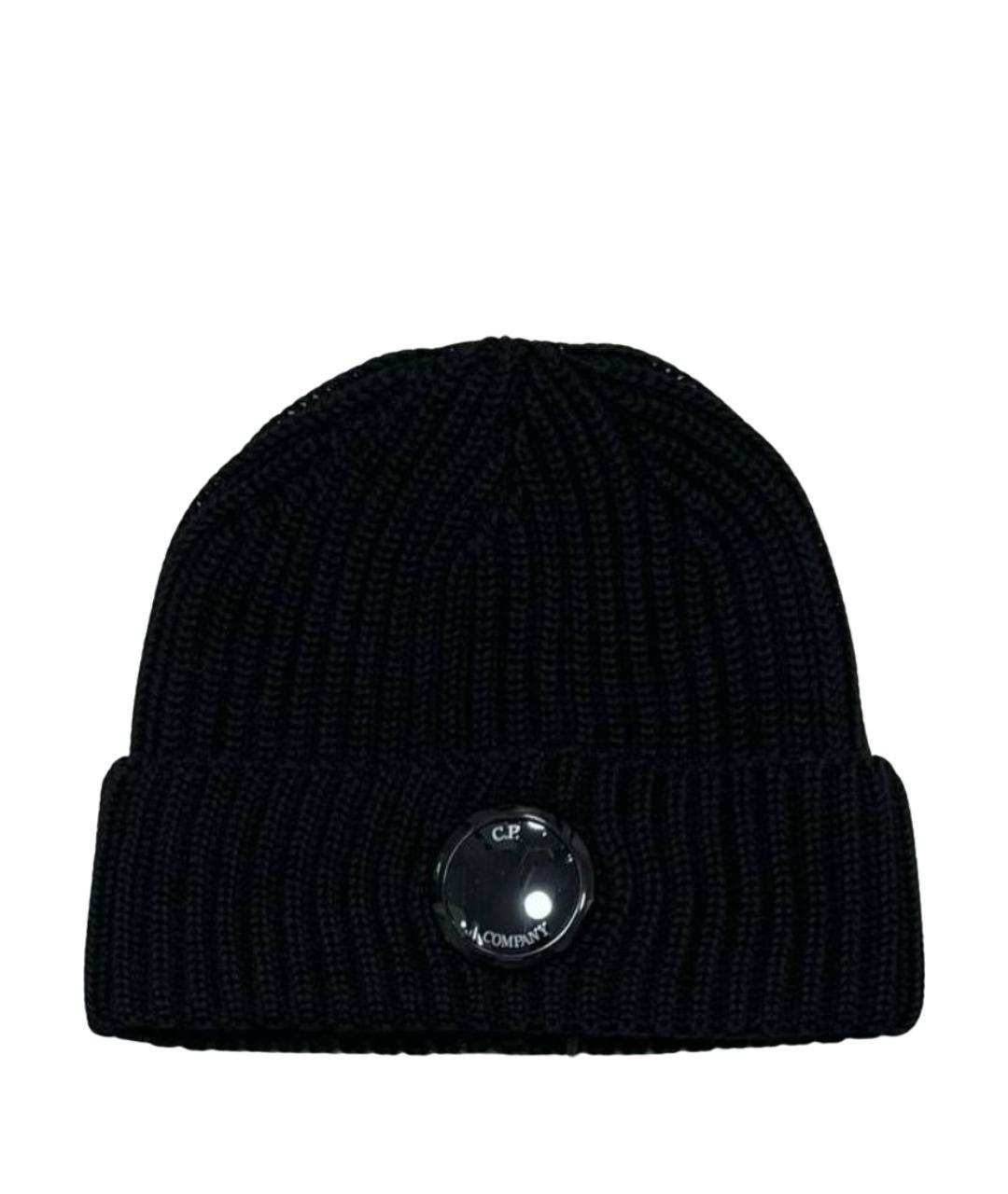 CP COMPANY Черная шерстяная шапка, фото 1