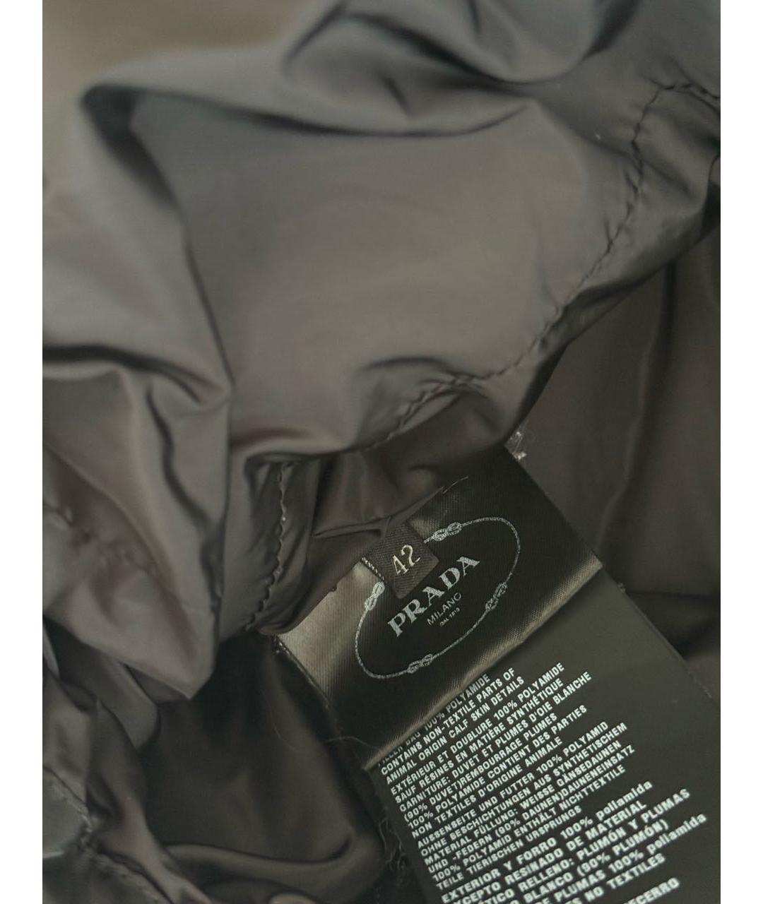 PRADA Черный пуховик, фото 6