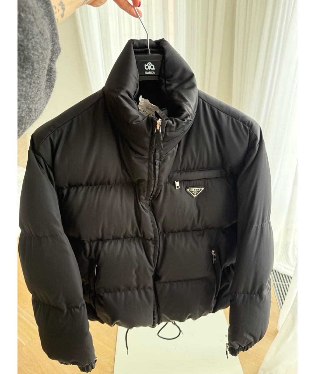 PRADA Черный пуховик, фото 3