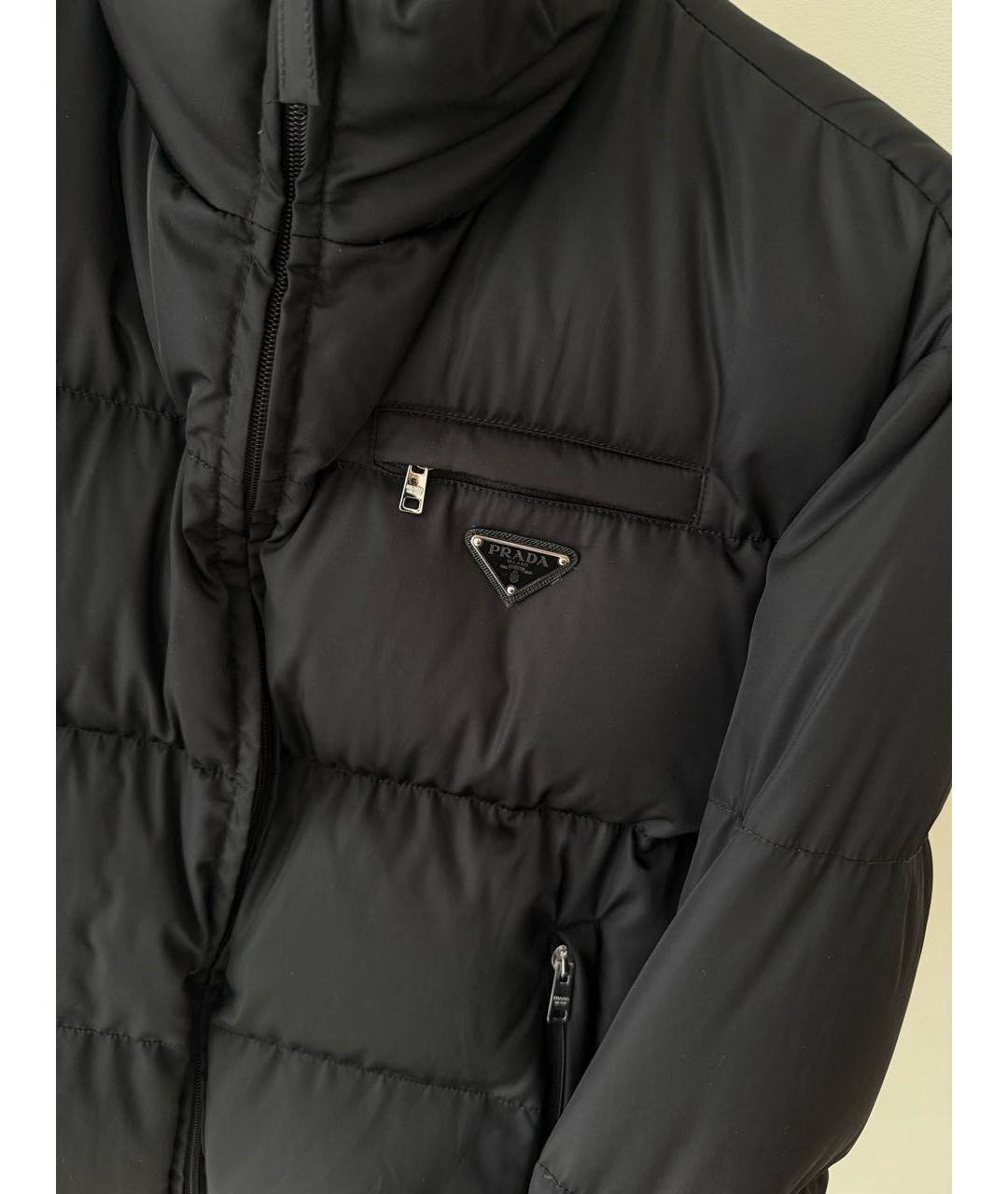 PRADA Черный пуховик, фото 5