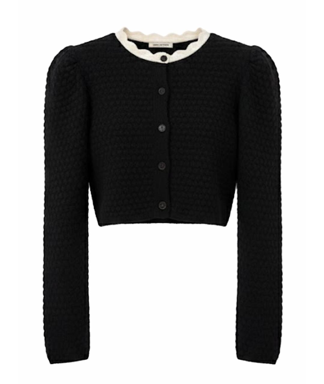 ULYANA SERGEENKO Черный кашемировый кардиган, фото 1