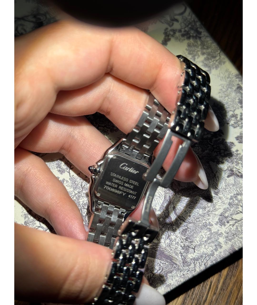 CARTIER Серебряные часы, фото 2