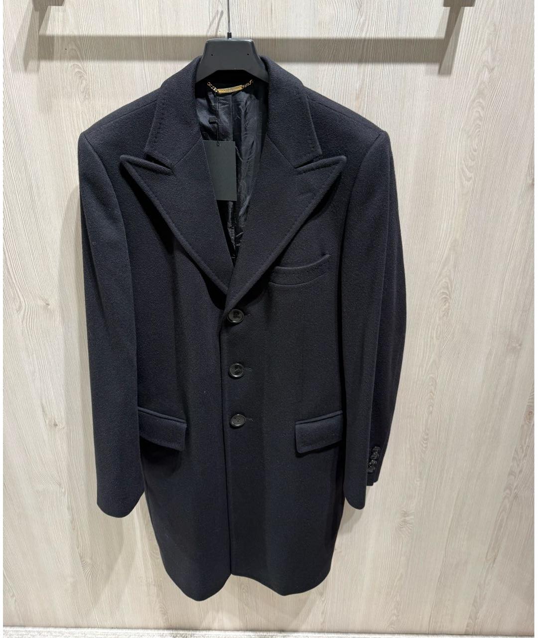 DOLCE&GABBANA Черное кашемировое пальто, фото 7