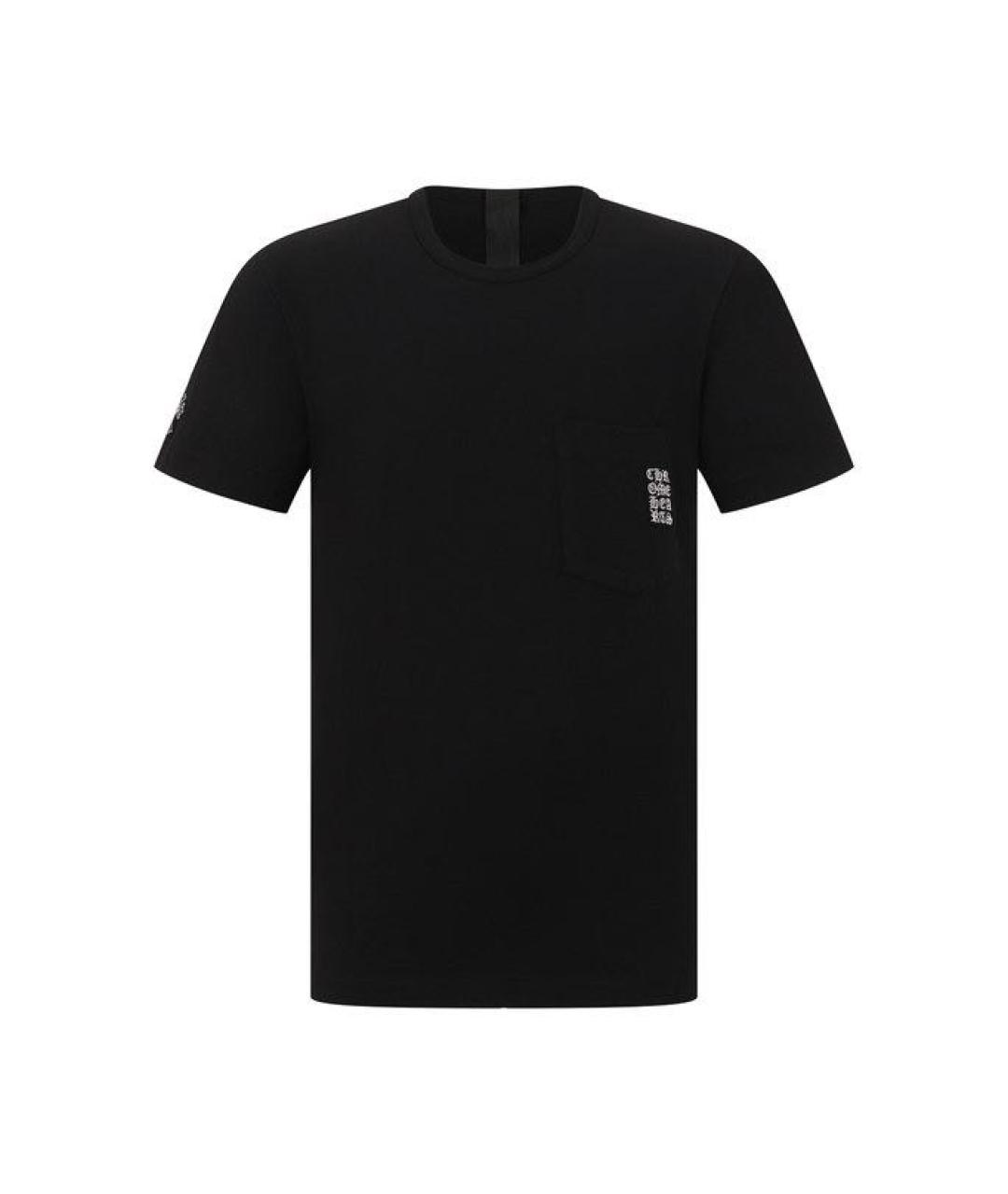 CHROME HEARTS Черная хлопковая футболка, фото 1