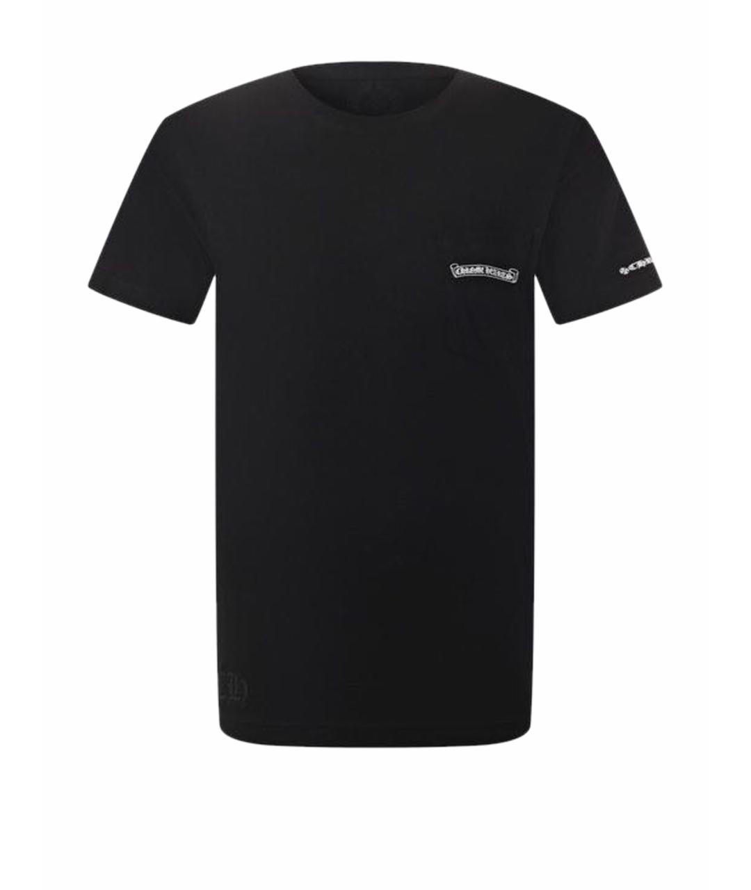 CHROME HEARTS Черная хлопковая футболка, фото 1