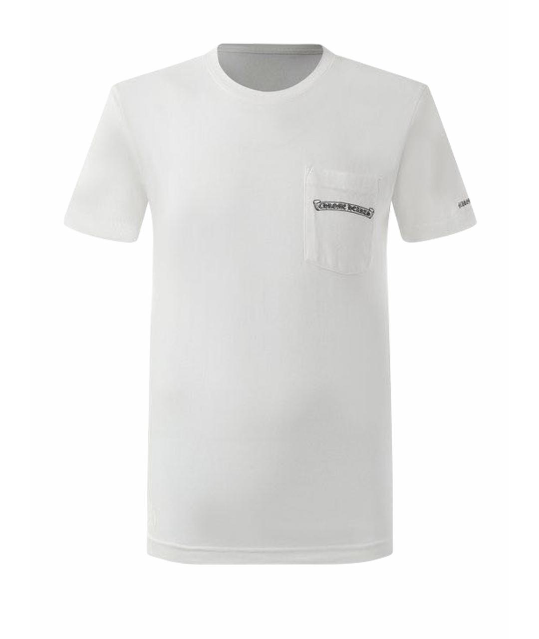 CHROME HEARTS Белая хлопковая футболка, фото 1