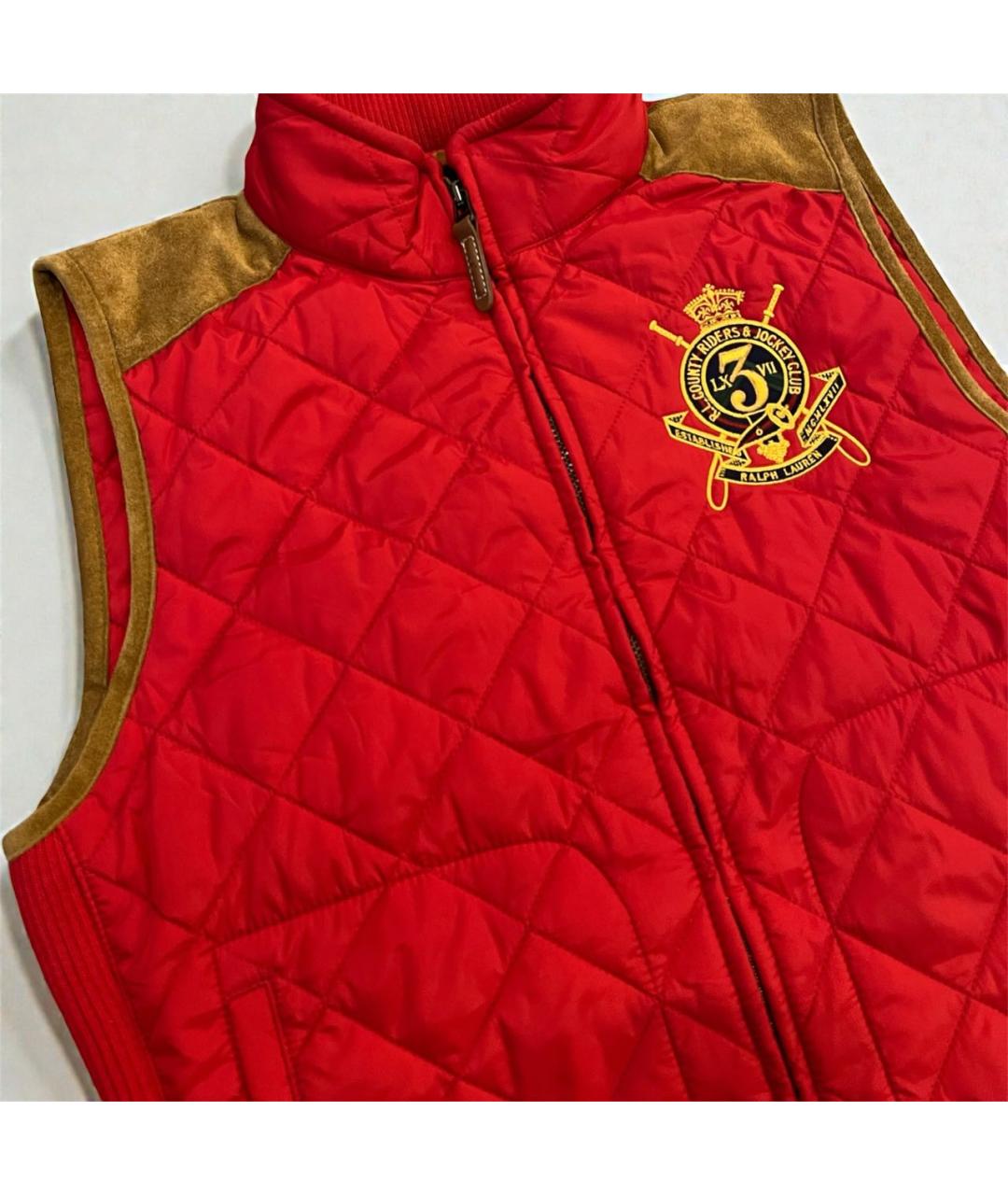 RALPH LAUREN Красный полиэстеровый жилет, фото 2