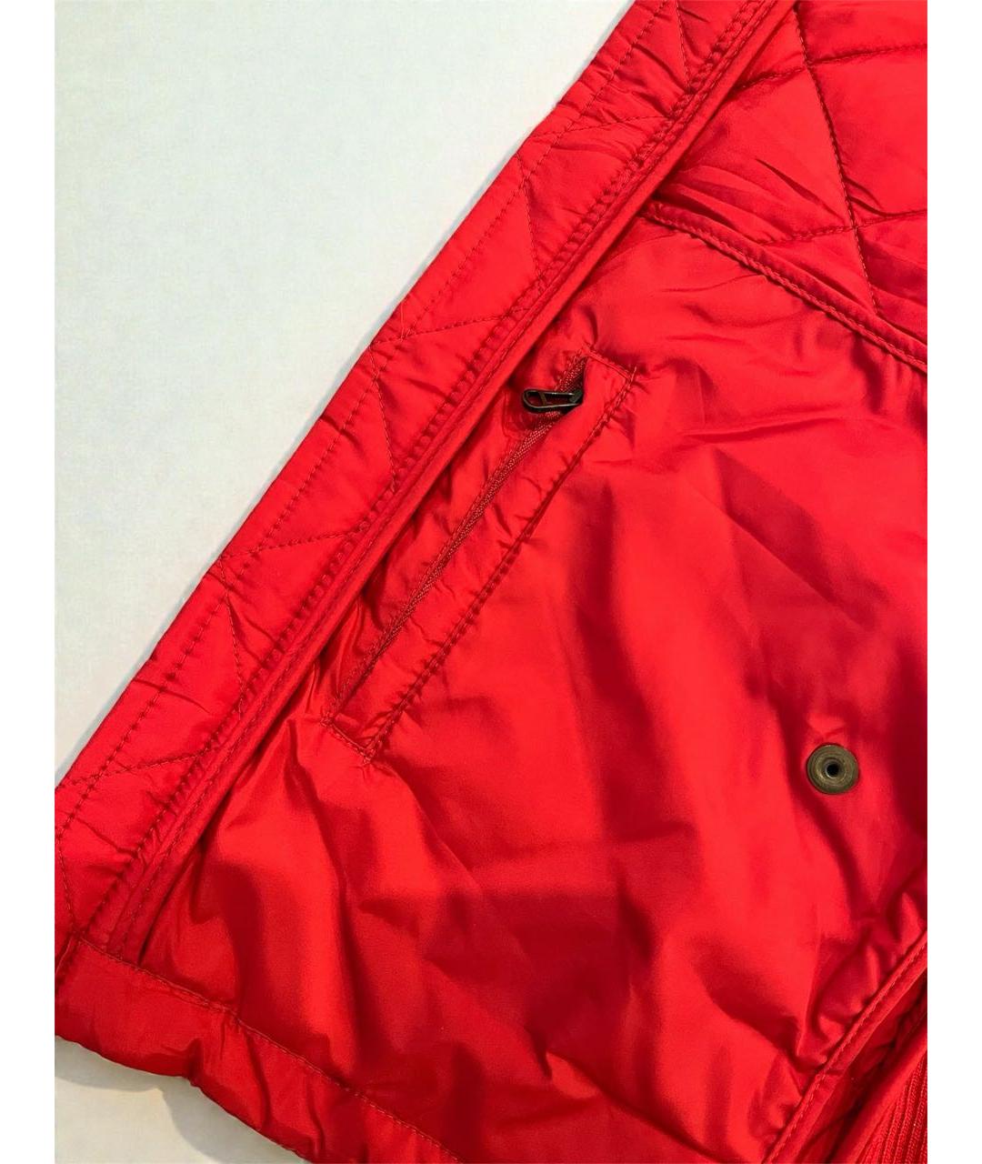 RALPH LAUREN Красный полиэстеровый жилет, фото 5