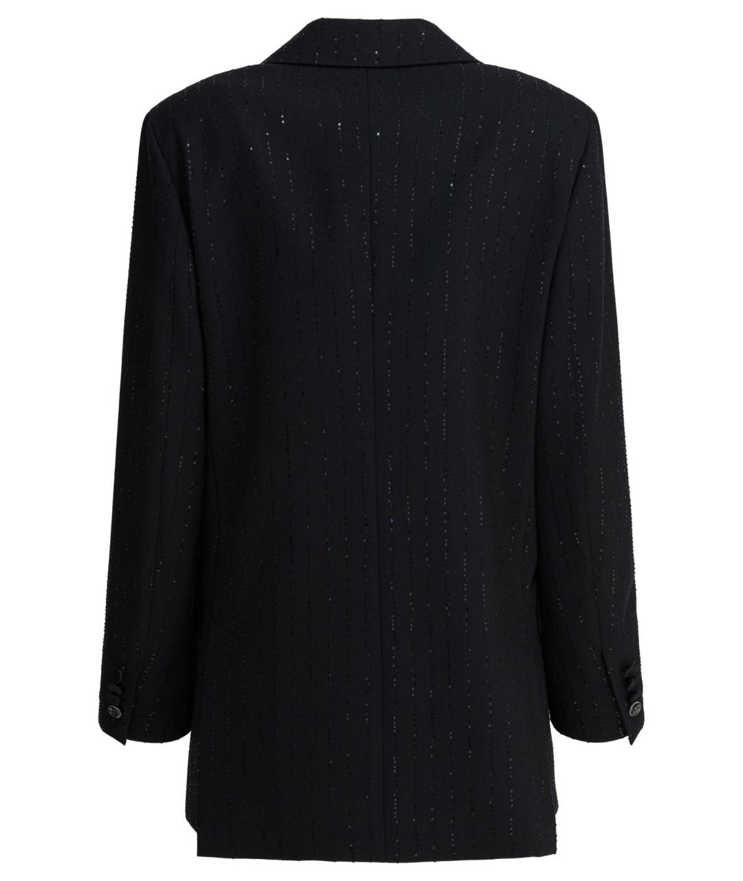 MAX MARA Черный шерстяной жакет/пиджак, фото 2