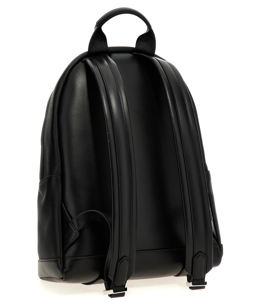 TOM FORD Черный кожаный рюкзак, фото 2