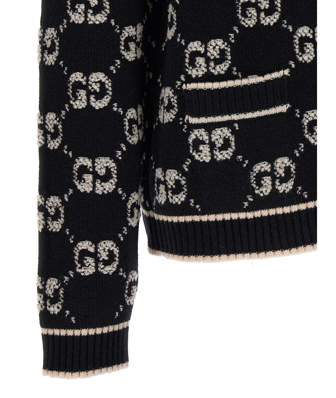 GUCCI Мульти шерстяной кардиган, фото 4