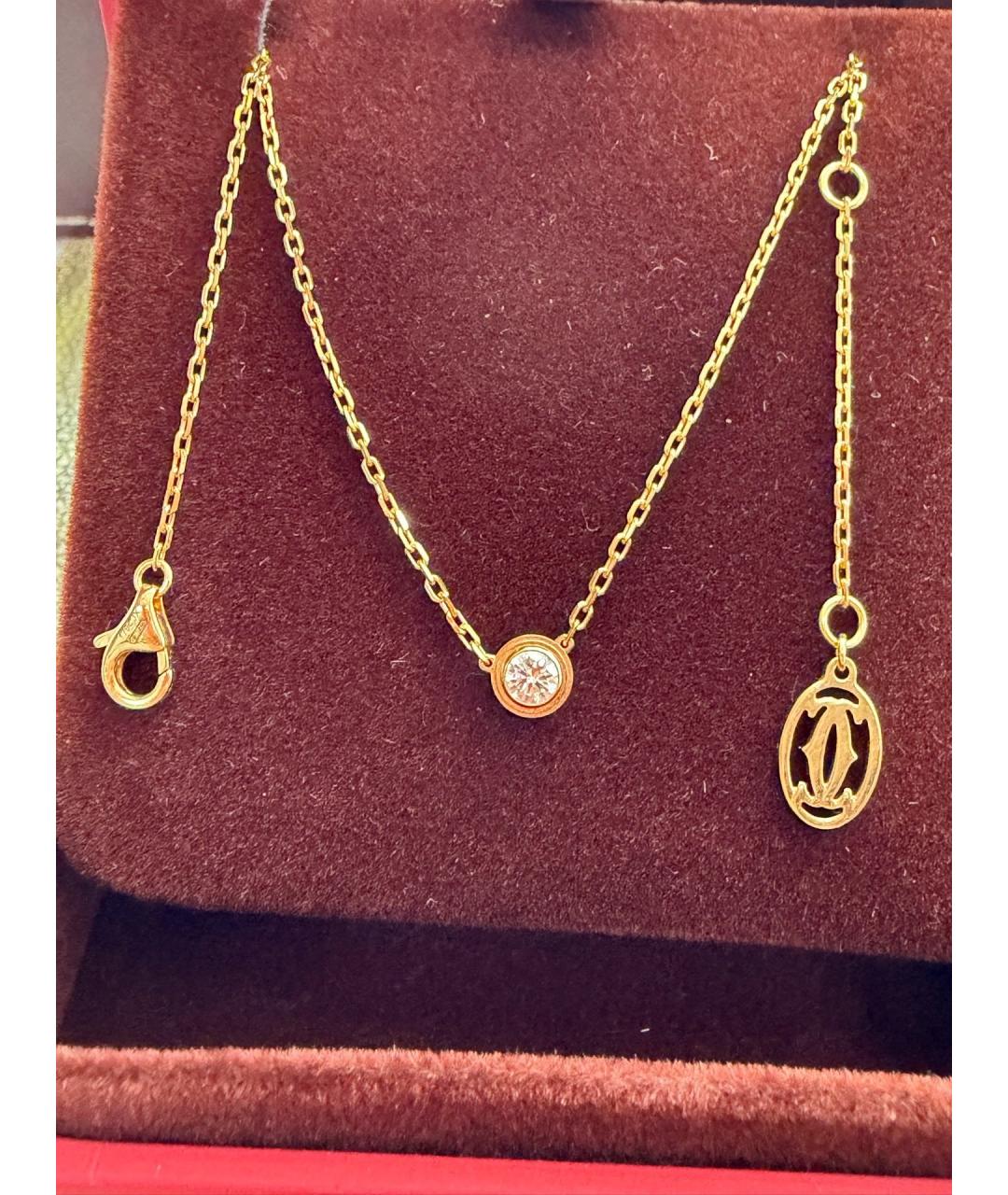 CARTIER Золотое колье из желтого золота, фото 2