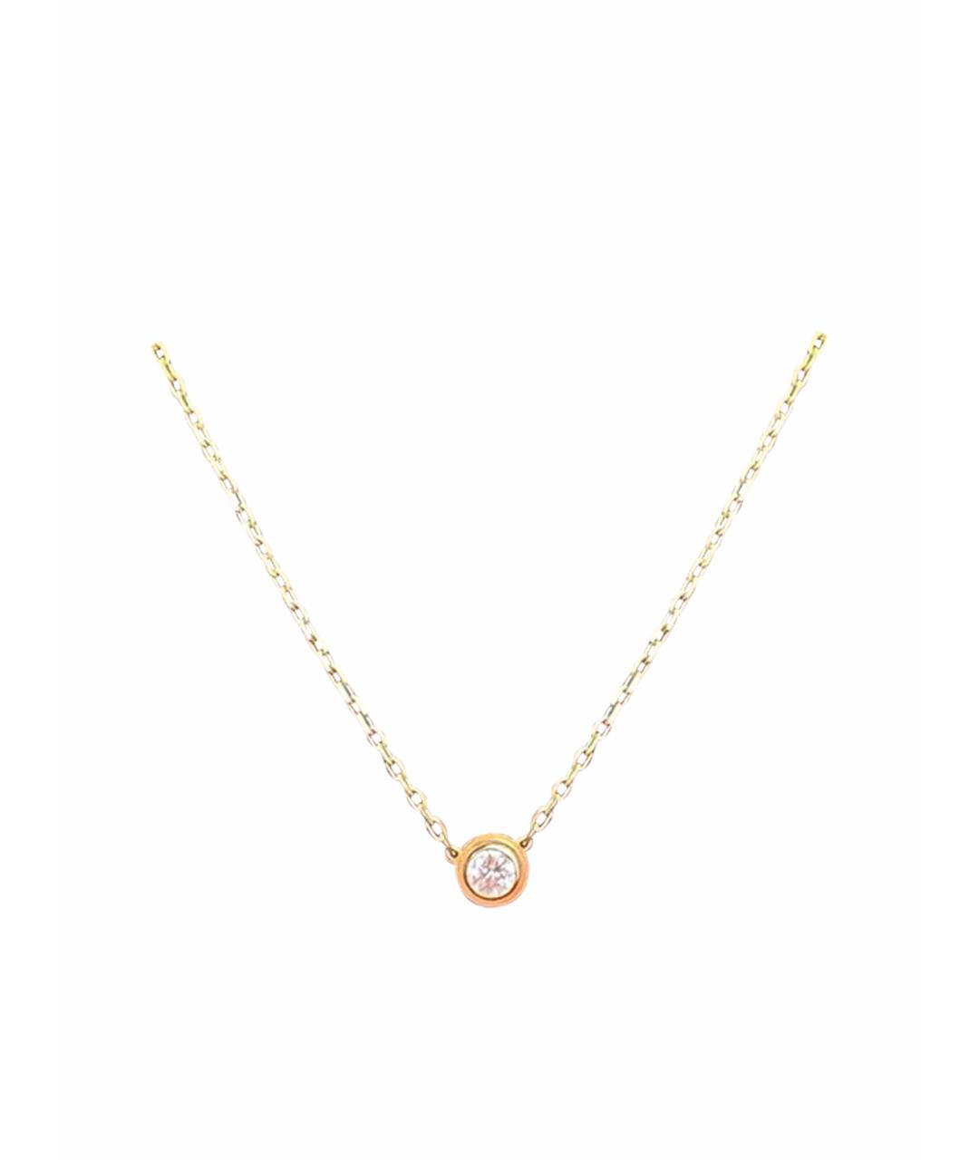 CARTIER Золотое колье из желтого золота, фото 1