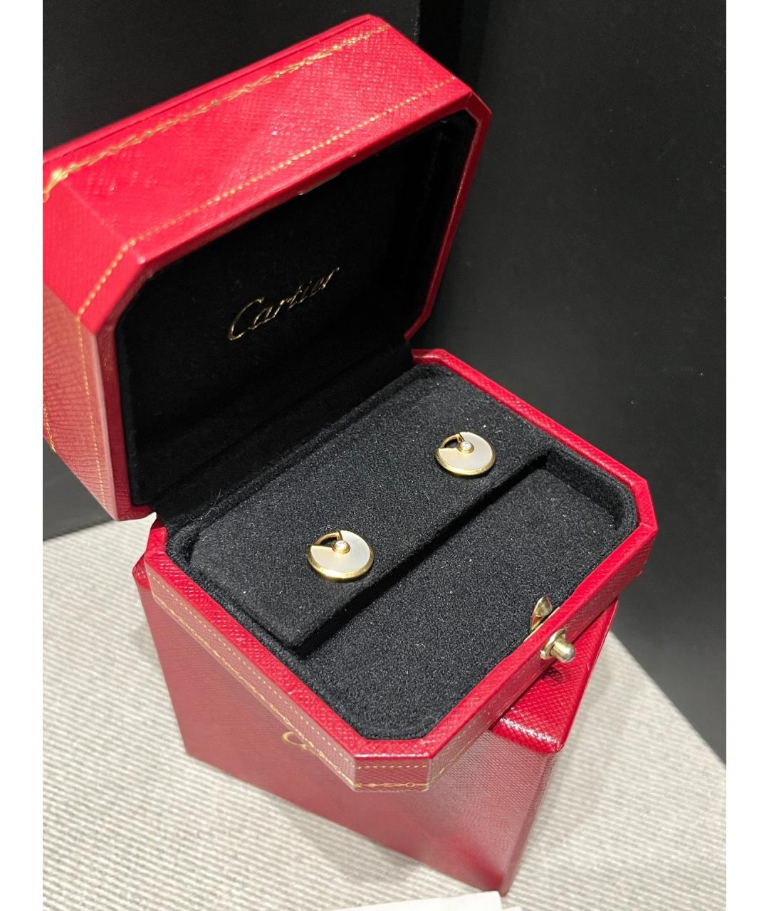 CARTIER Золотые серьги из желтого золота, фото 4