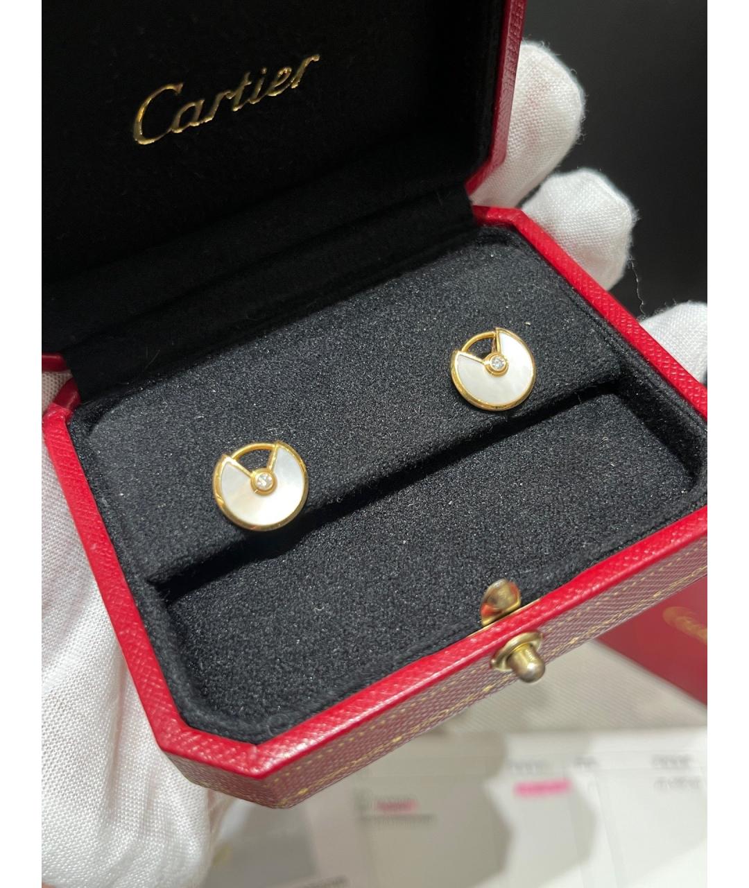 CARTIER Золотые серьги из желтого золота, фото 9