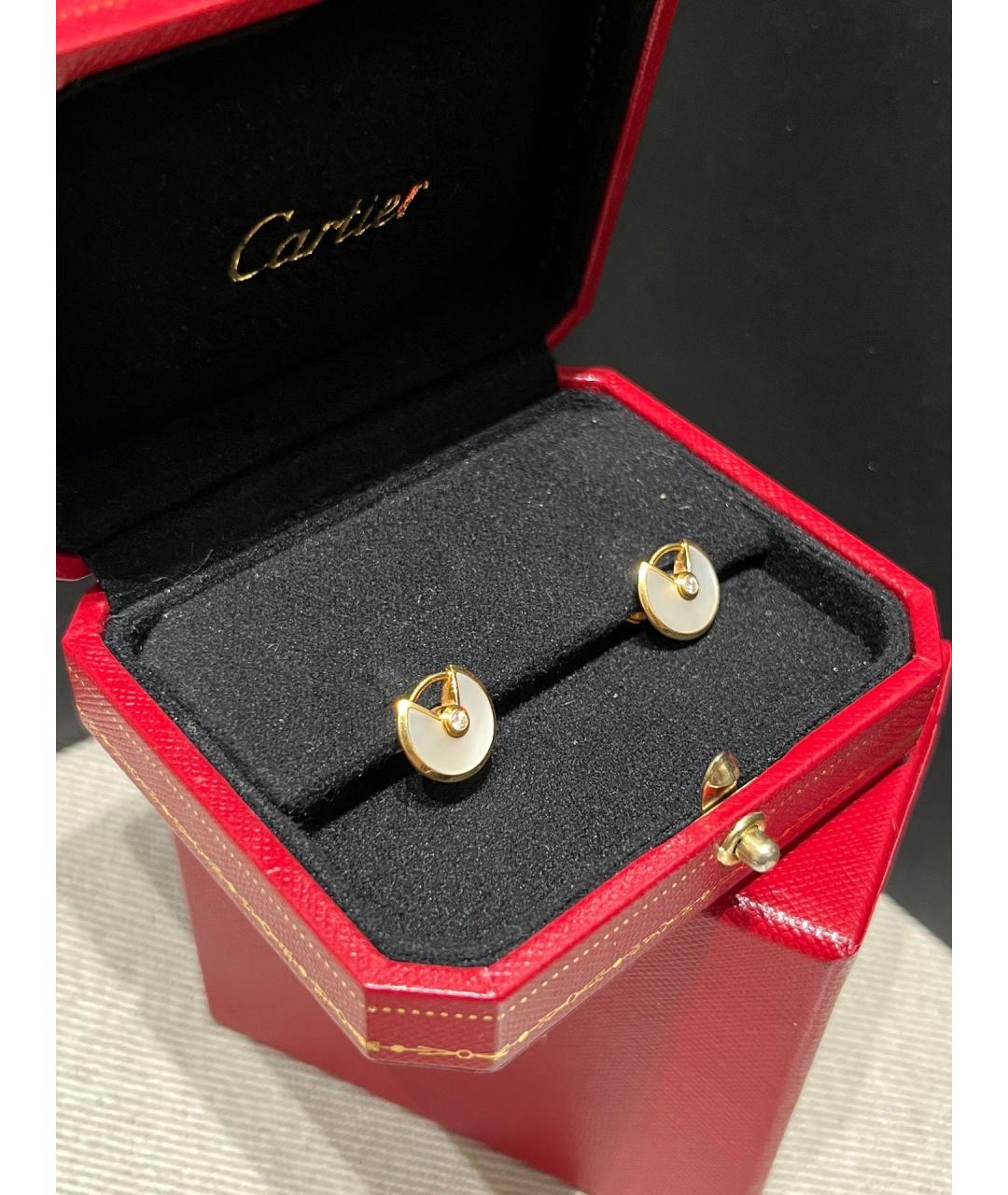 CARTIER Золотые серьги из желтого золота, фото 5