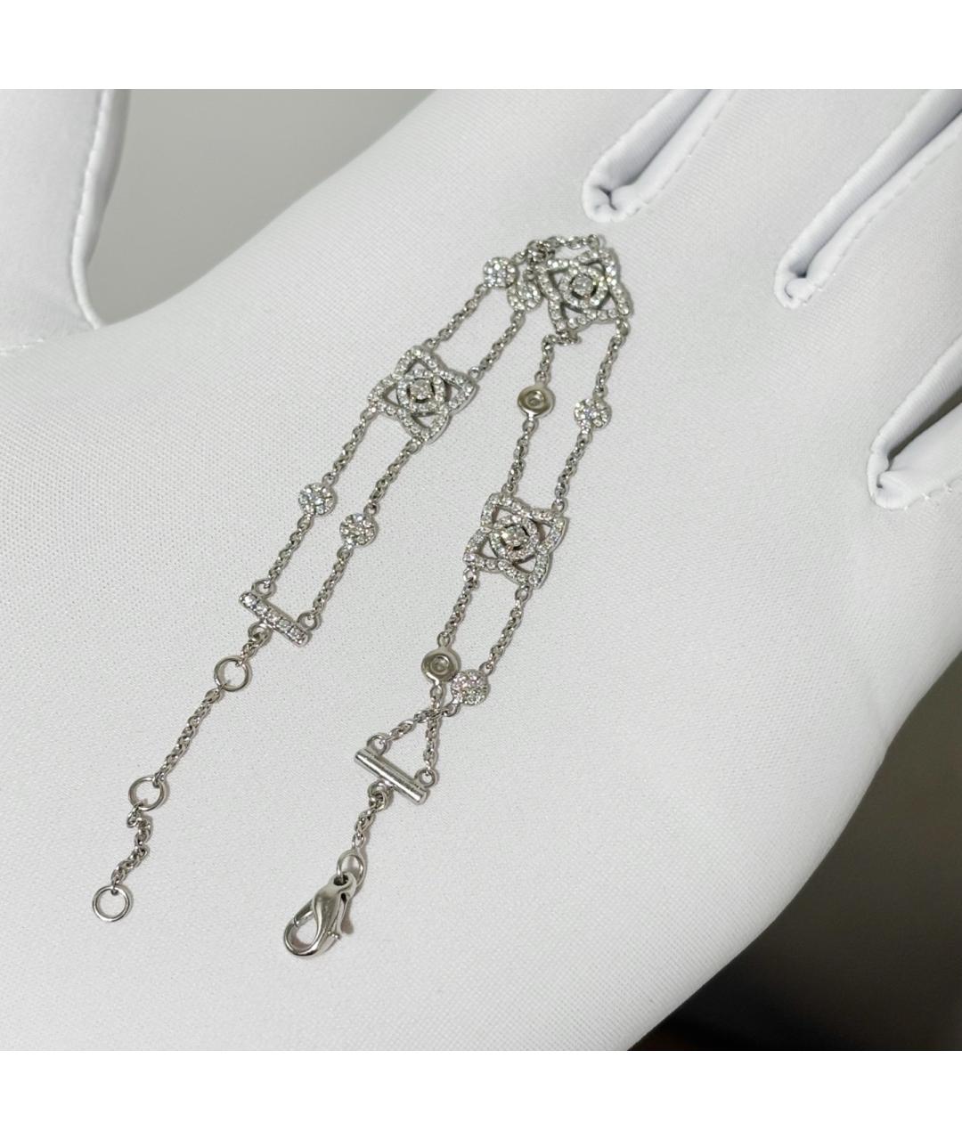 DE BEERS Серебрянный браслет из белого золота, фото 4