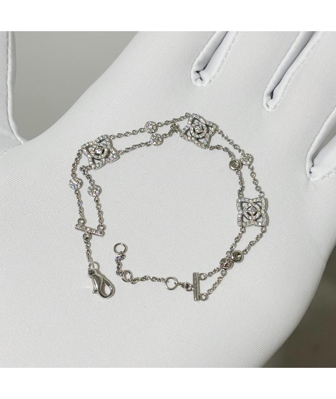 DE BEERS Серебрянный браслет из белого золота, фото 7