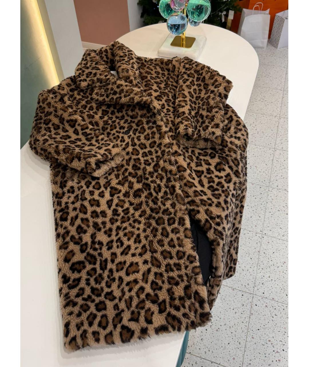 METEO YVES SALOMON Коричневая шуба, фото 5