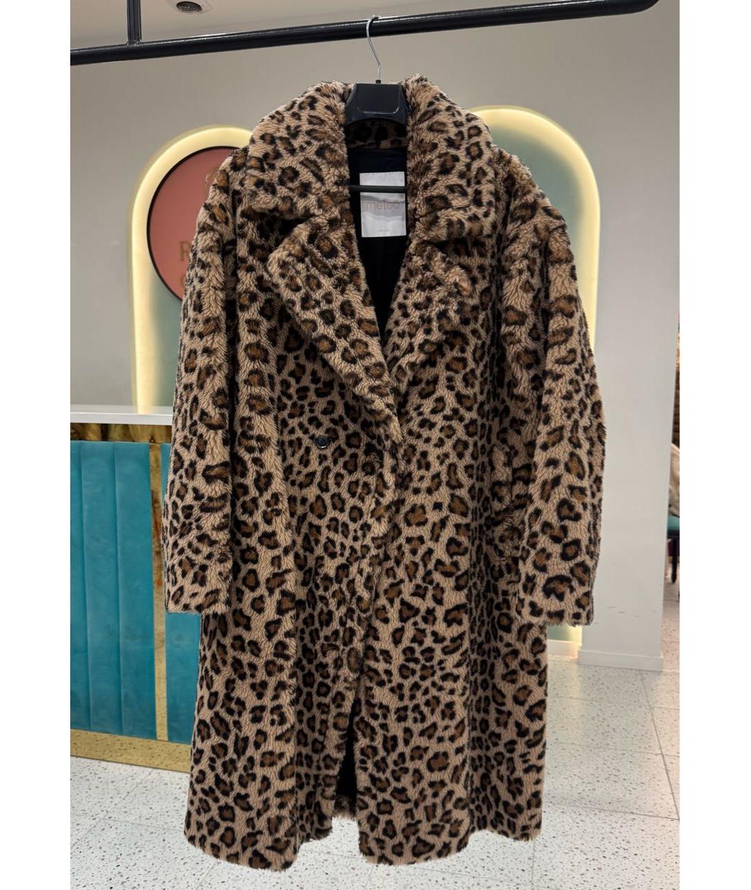 METEO YVES SALOMON Коричневая шуба, фото 8