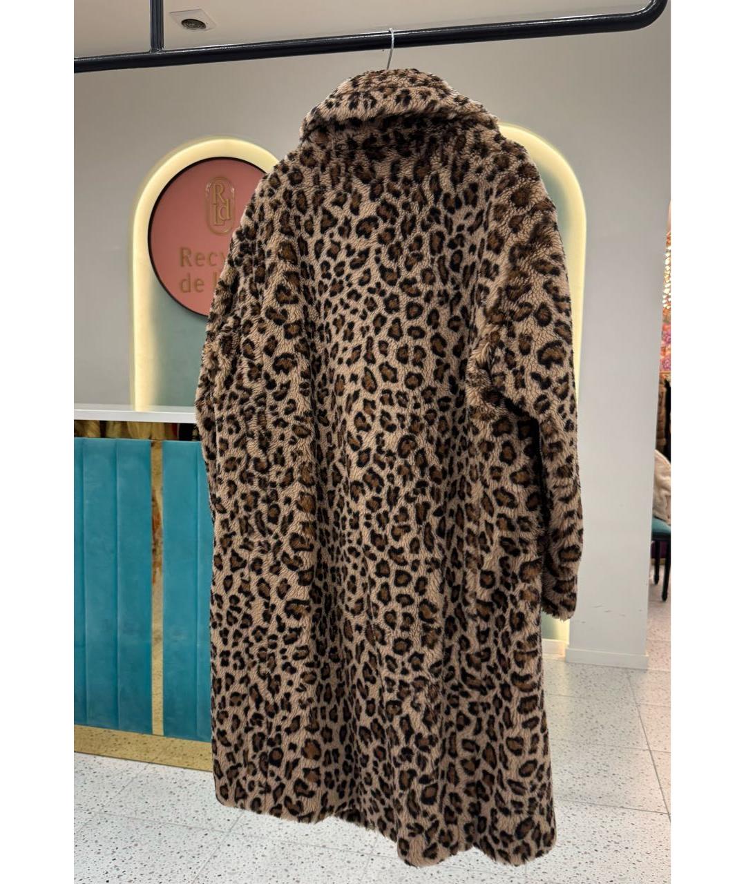 METEO YVES SALOMON Коричневая шуба, фото 2