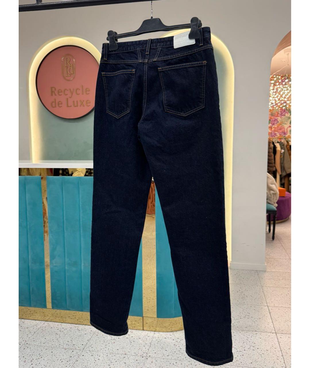 CLOSED Синие хлопковые прямые джинсы, фото 3