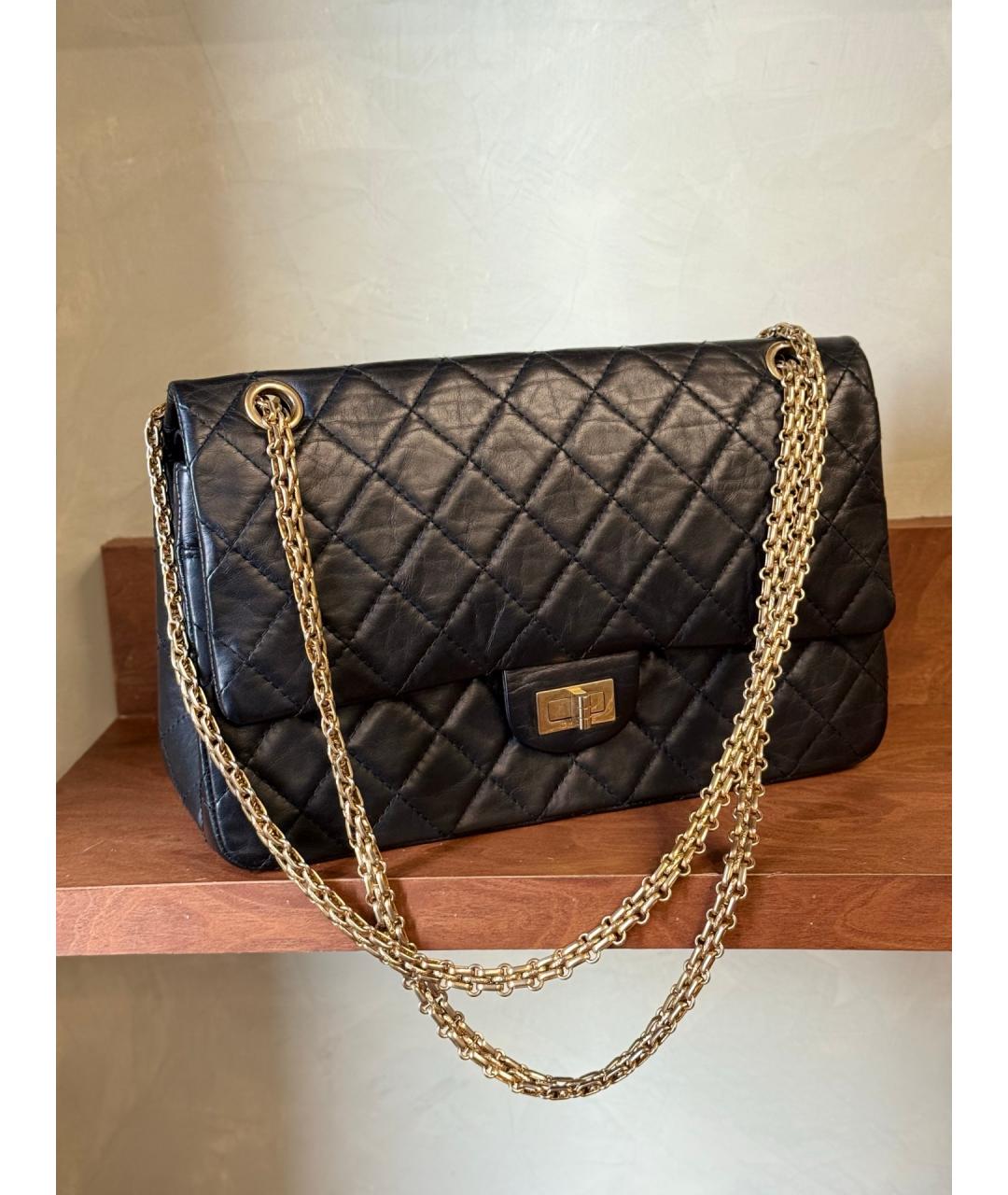 CHANEL Черная кожаная сумка через плечо, фото 4