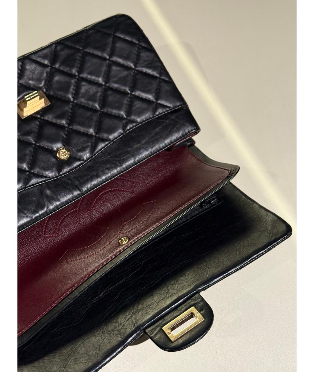 CHANEL Черная кожаная сумка через плечо, фото 9