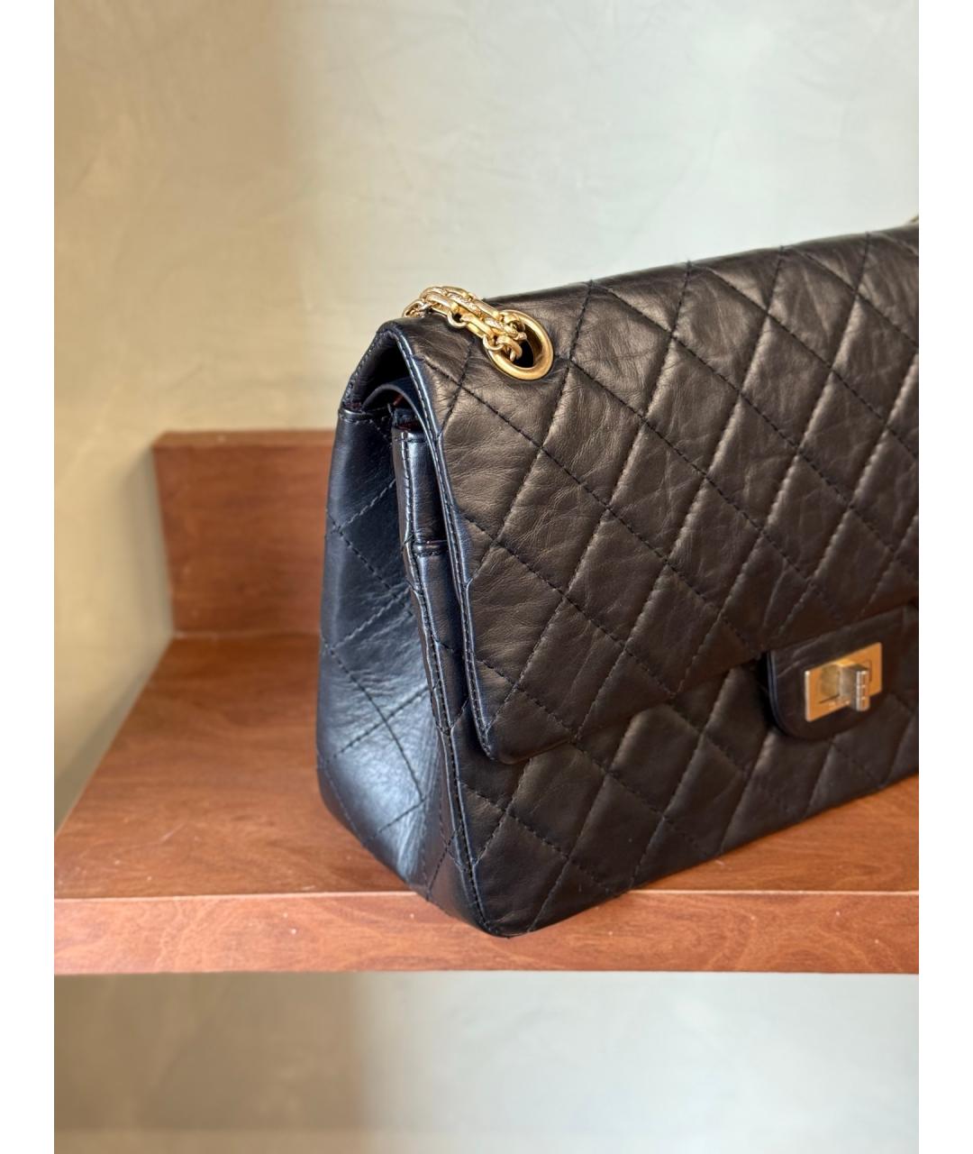 CHANEL Черная кожаная сумка через плечо, фото 5