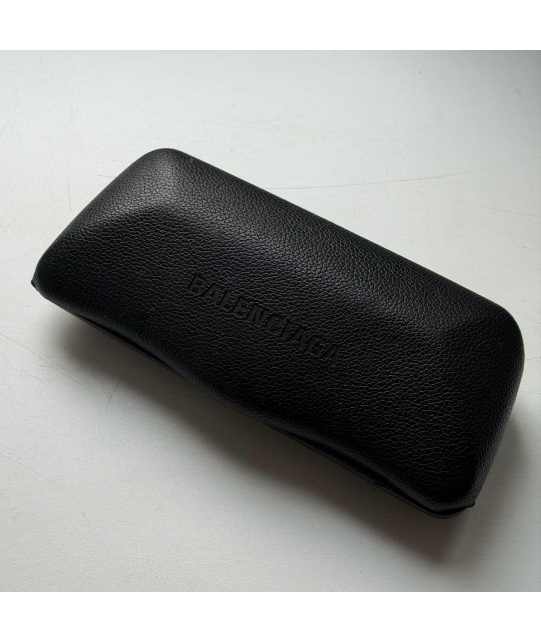 BALENCIAGA Черные пластиковые солнцезащитные очки, фото 4