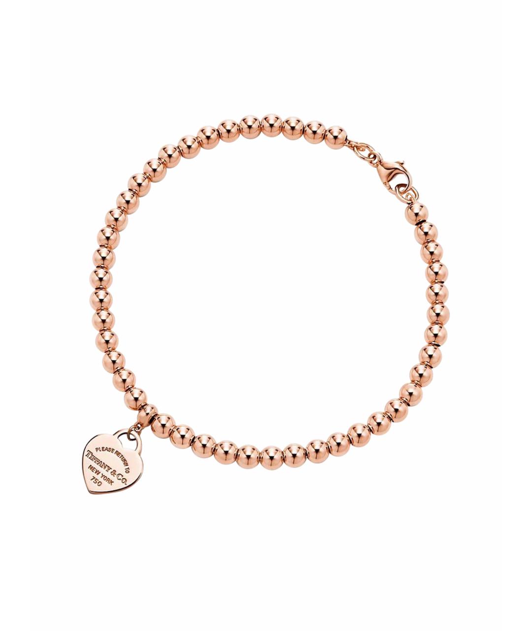 TIFFANY&CO Бежевый браслет из розового золота, фото 1