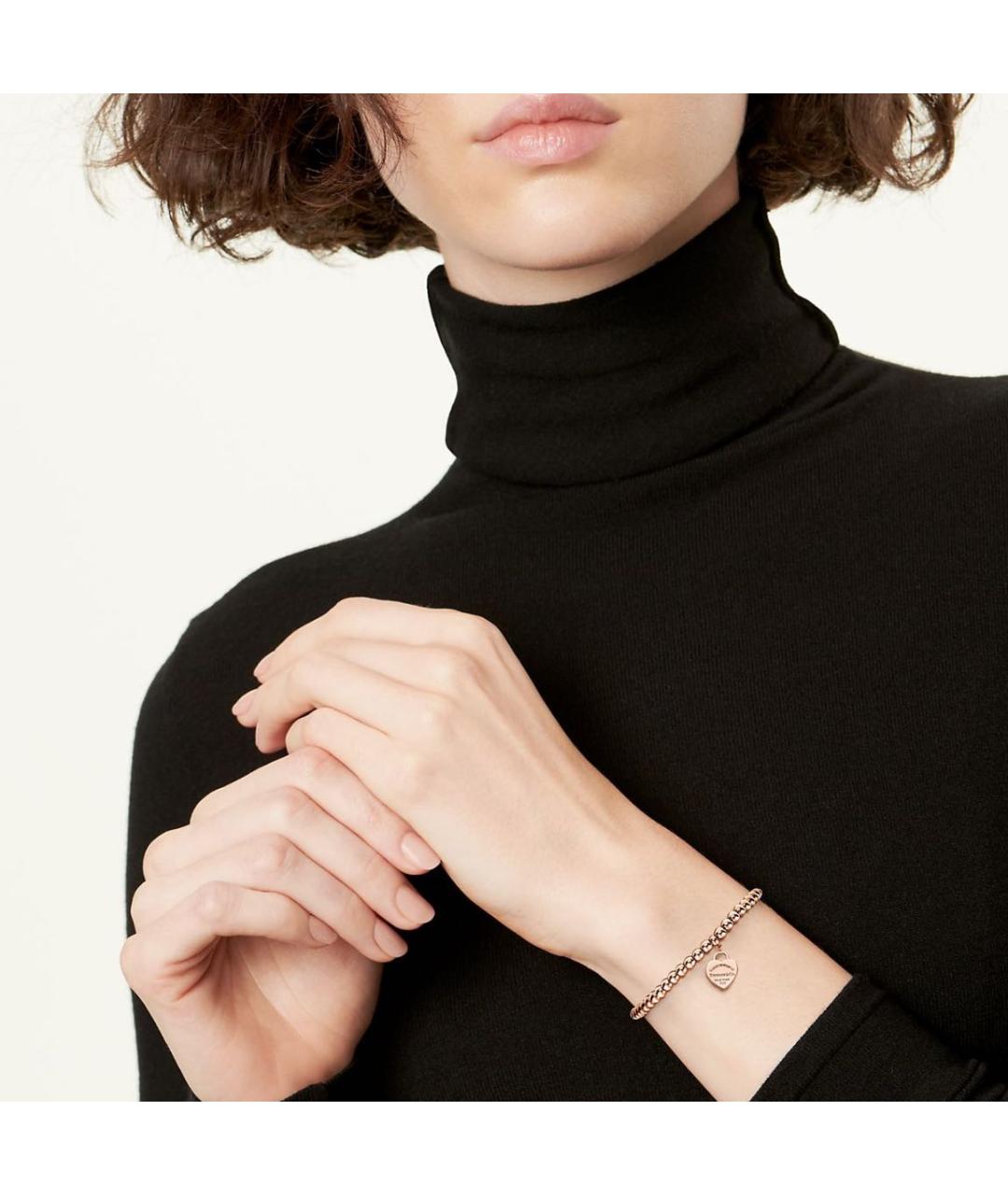 TIFFANY&CO Бежевый браслет из розового золота, фото 4