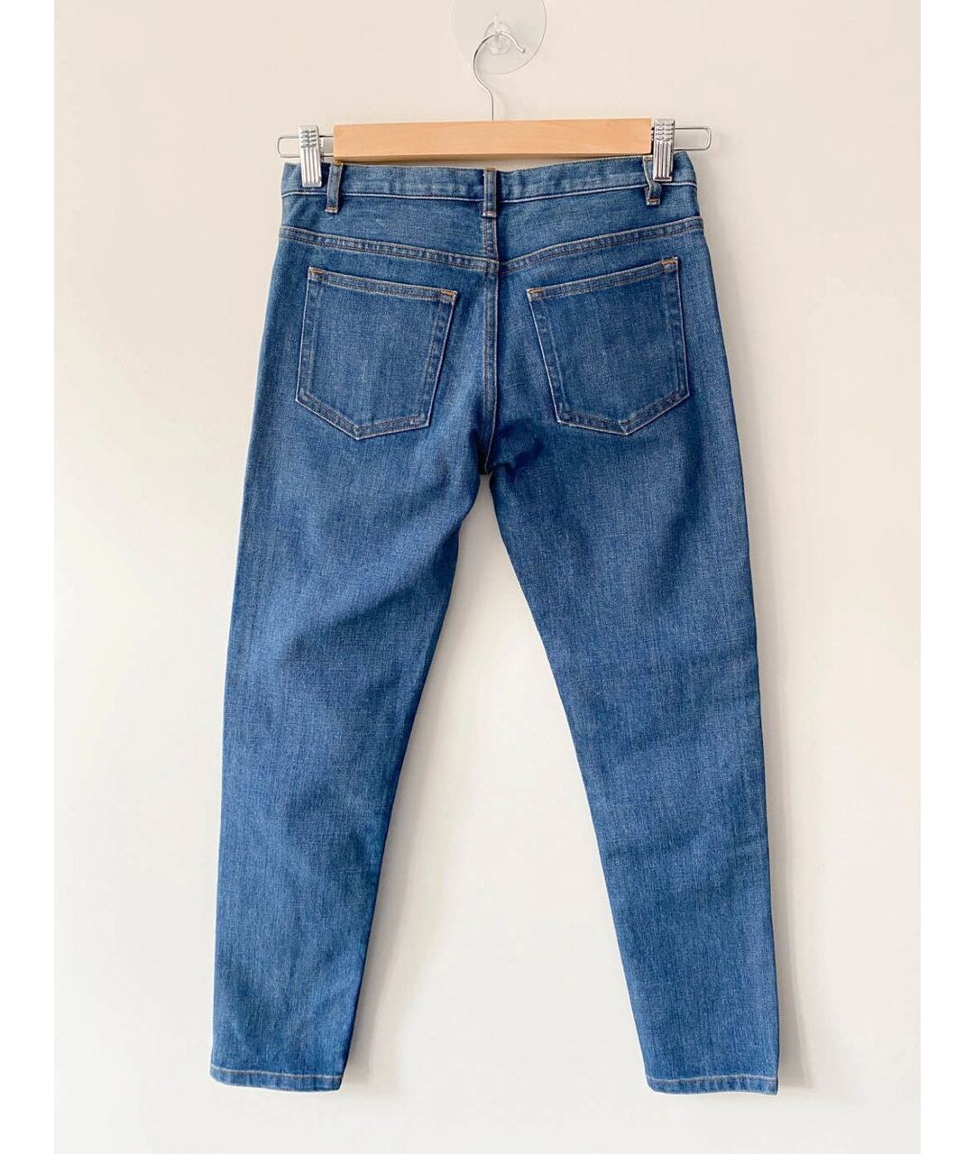 A.P.C. Синие хлопковые джинсы слим, фото 3